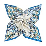 23.6" x 23.6" Silk Feeling Formal Square Neck Scarf Head Hair Wraps for Women Girls Ladies 23.6" x 23.6" Silk Feeling Formal Square Neck Scarf Head Hair Wraps for Women Girls Ladies