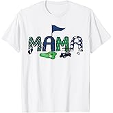 Mama of The Birthday Boy Hole in One Golf Sport Matching T-Shirt