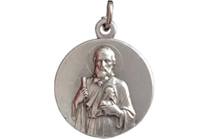 I G J SAINT JUDE THADDEUS THE APOSTLE MEDAL - PATRON SAINT OF IMPOSSIBLE CASES - 100% MADE IN ITALY