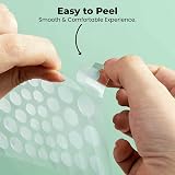 roselynboutique Pimple Patches Hydrocolloid 300 Dots Clear Sizes 8-14mm view 7