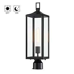 21.3 Inch Outdoor Lamp Post Light Fixture Dusk to