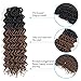 Faux locs crochet hair curly faux locs 12inch 6packs wave braiding hair curly end Goddess Locs Synthetic Braids Hair Extensions(OT/30)