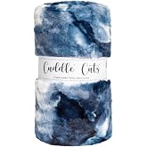 Shannon Fabrics Minky Luxe Cuddle 2 Yard Cuddle Cut Sorbet Blue Print