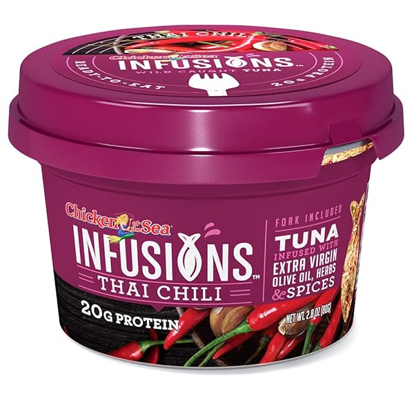 CHICKEN OF THE SEA INFUSIONS TUNA, THAI CHILI, 2.8 OUNCE