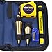 AWF-Pro Plumb Bob Kit, 16 and 8 oz Solid Brass Plumb Bobs, Retractable Line Reel and Case primary