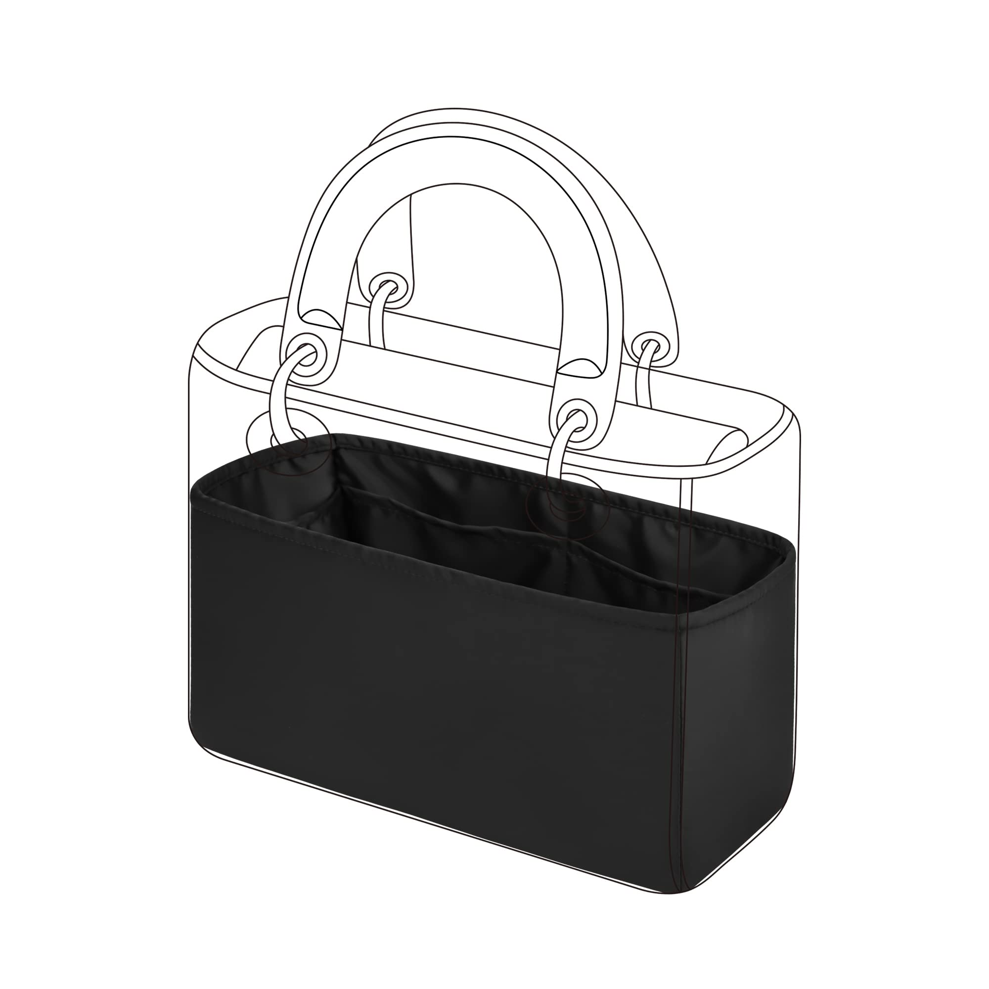 DGAZ Custom Purse Organizer or Pillow insert For