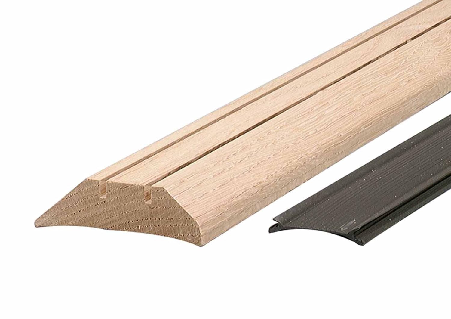 M-D Building Products 11809 M-D High Premium Threshold with Replaceable Vinyl Seal, 36 in L X 3-1/2 in W X 1-7/16 in H, x 3-1/2" W x 1-7/16" H, Unfinished