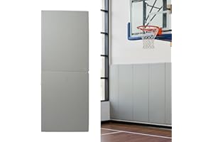 petour Gym Wall Padding Basketball Pole Pad, 2" Thick Basketball Court Wall Protector Removable Folding Gym Walls Pad Bedroom