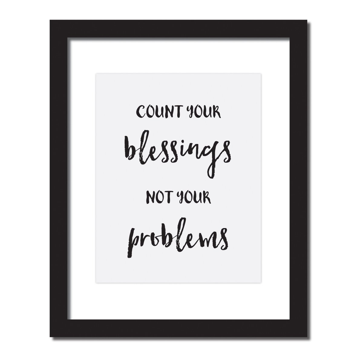 Amazon Com Bible Decor Poster Count Your Blessings Not Your