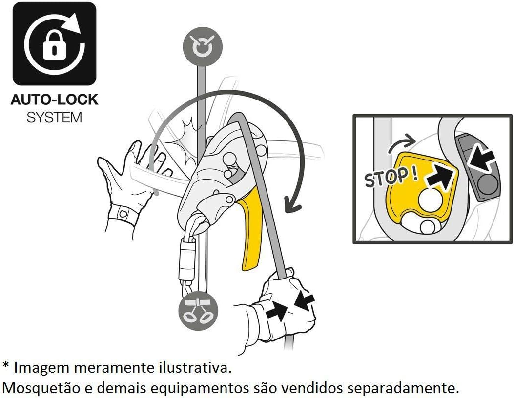 PETZL - RIG, Compact self-braking descender, Yellow, (10 to 11.5mm ropes) : Sports & Outdoors