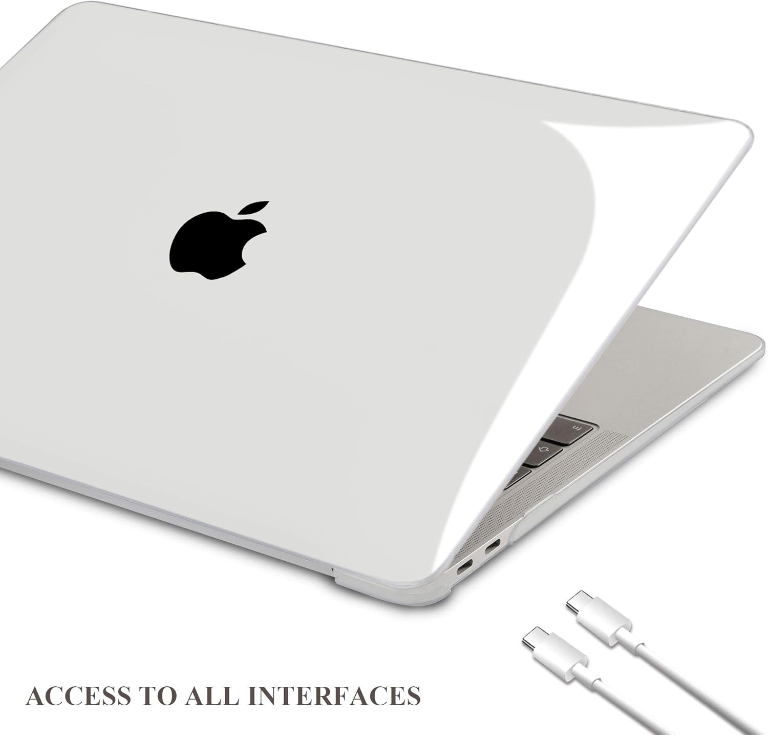 TECOOL Case compatible with MacBook Air M1 & MacBook Air 13 inch Retina 2020 2019 2018 (A2337 A2179 A1932) - Image 5