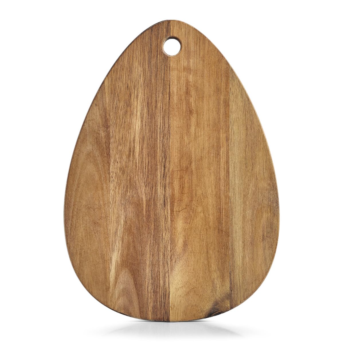 Zeller 25519 Chopping Board Teardrop Shape Acacia Oiled Approx. 40 x 29 x 2 cm