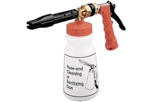 FISKARS Gilmour 875084-1001 Foamaster Single Ratio Wash Cleaning Sprayer Nozzle, 4 oz