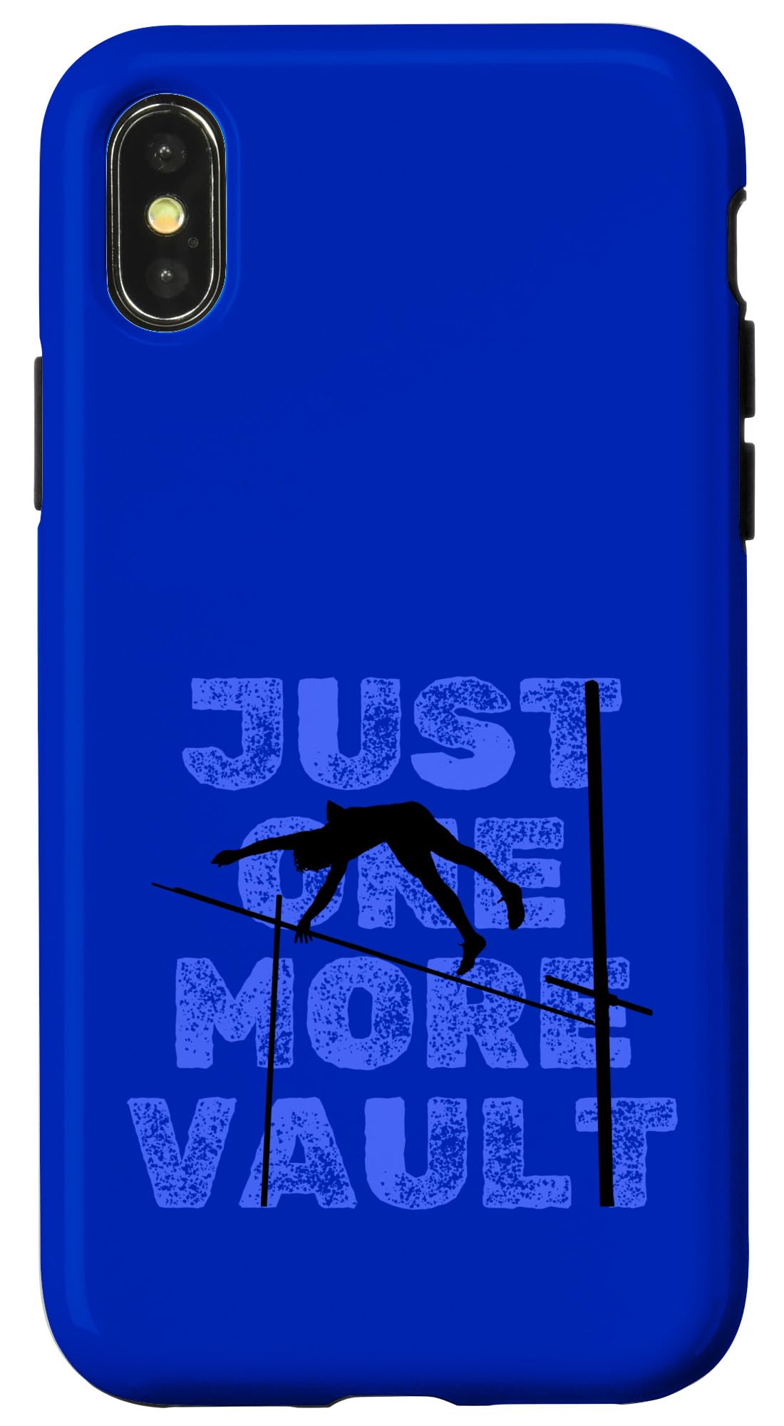 iPhone X/XS JUST ONE MORE VAULT - Fun Pole Vaulting Case