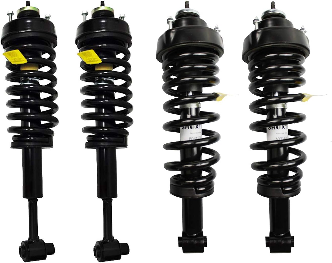 Shoxtec Front & Rear Pairs(4) Complete Strut Assembly, Fits