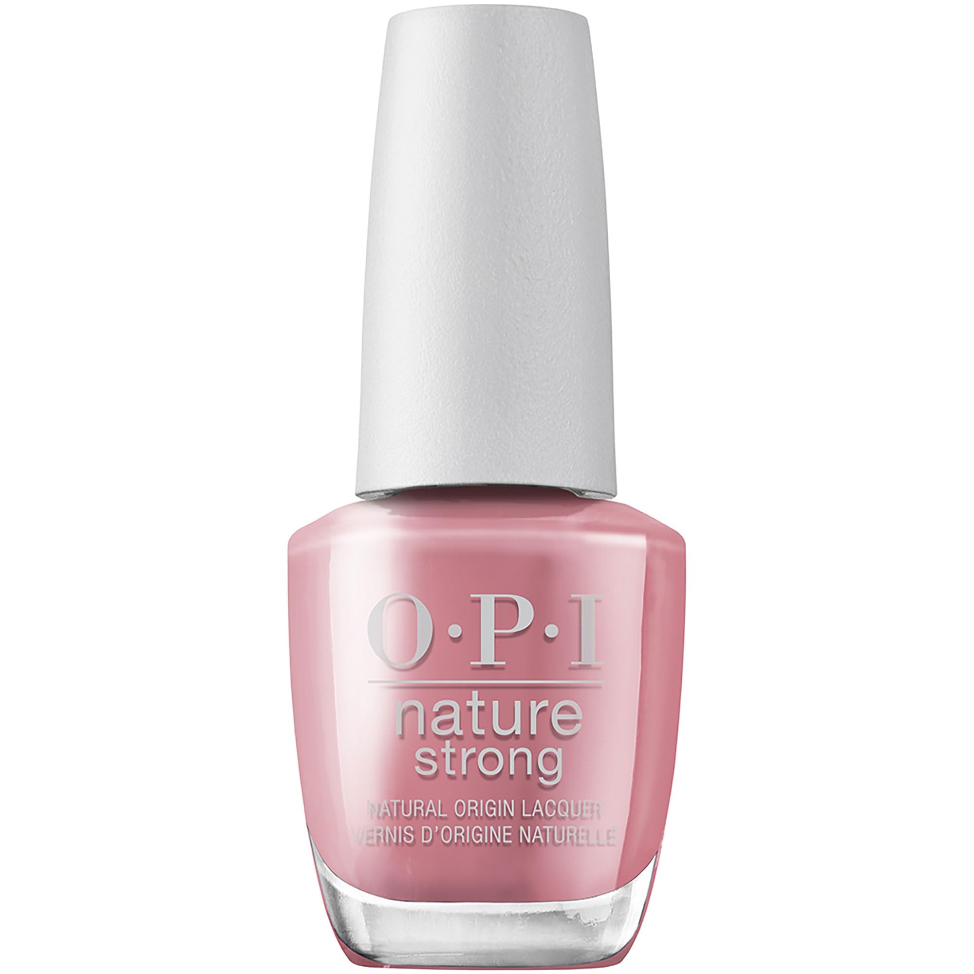 OPI Nature Strong For What It’s Earth | Sheer Soft Pink Crème Natural Origin Nail Polish | Plant Based, Vegan, Cruelty Free