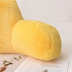 Holawakaka Standard Faux Fur Bed Rest Pillow with