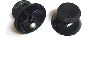 UCKY DO 2PCS 3D Analog Joystick Cap Thumb Stick Cap Thumbstick Replacement for Xbox One Elite Controller (Black)