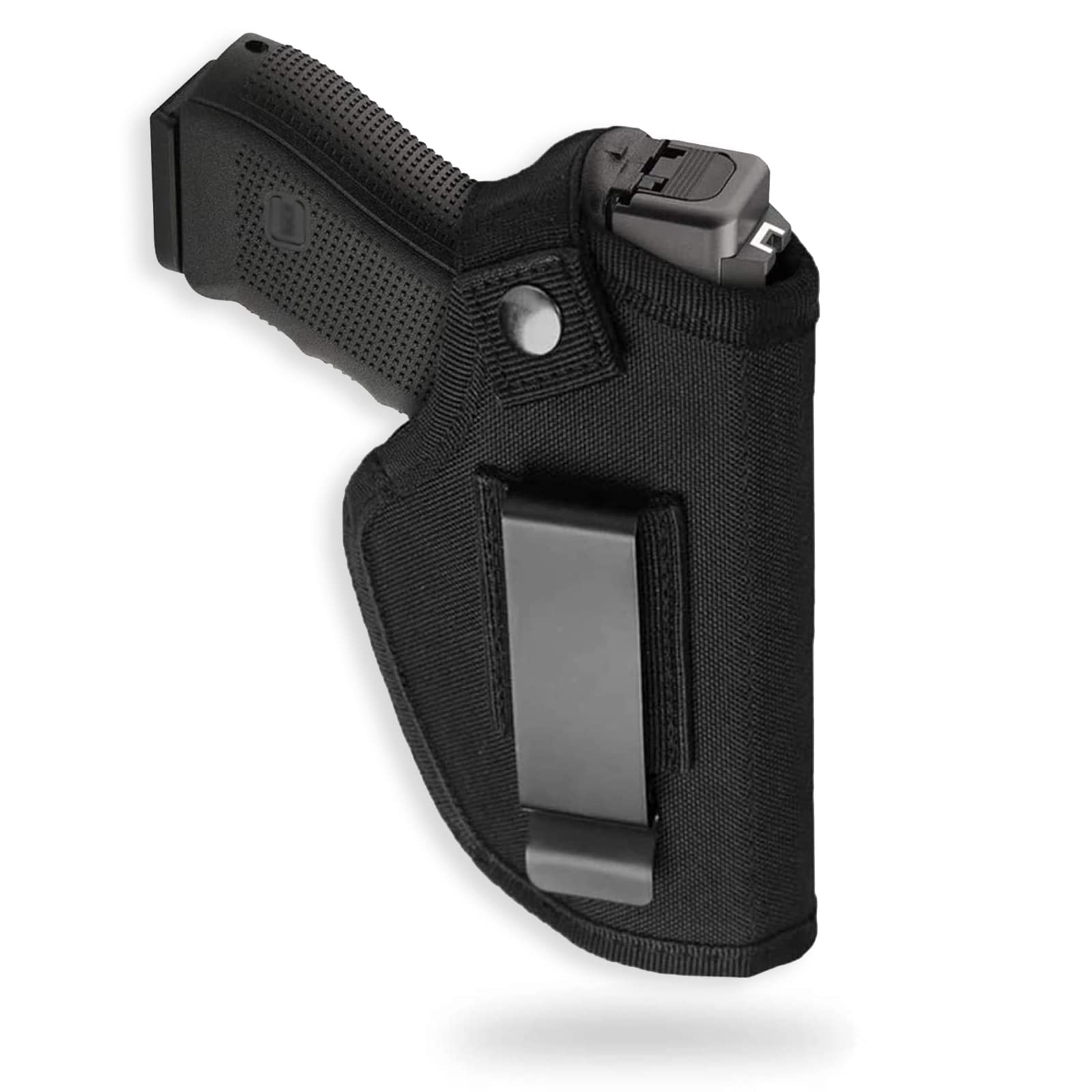 ZONSUSE Universal Gun Holster, Hunting Concealed Belt for IWB OWB, Tactical Pistol Bags Waistband, The Waistband Pistols Holsters Right and Left Hand, Draw Men/Women