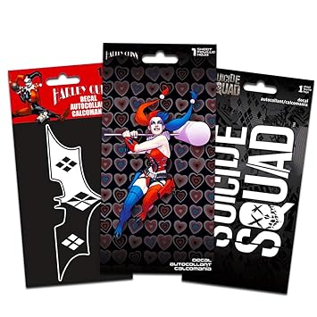 Dc Comics Harley Quinn Decals Set 3 Large Harley Quinn Decal