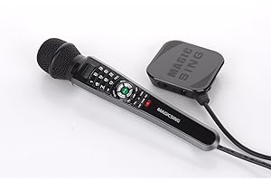MAGIC SING New MagicSing E-1 Smart Home Karaoke System Microphone Stream 10,000+ English/American Songs · Requires WiFi · Free 12-Month Subscription Code for Tagalog Hindi Korean Spanish Russian