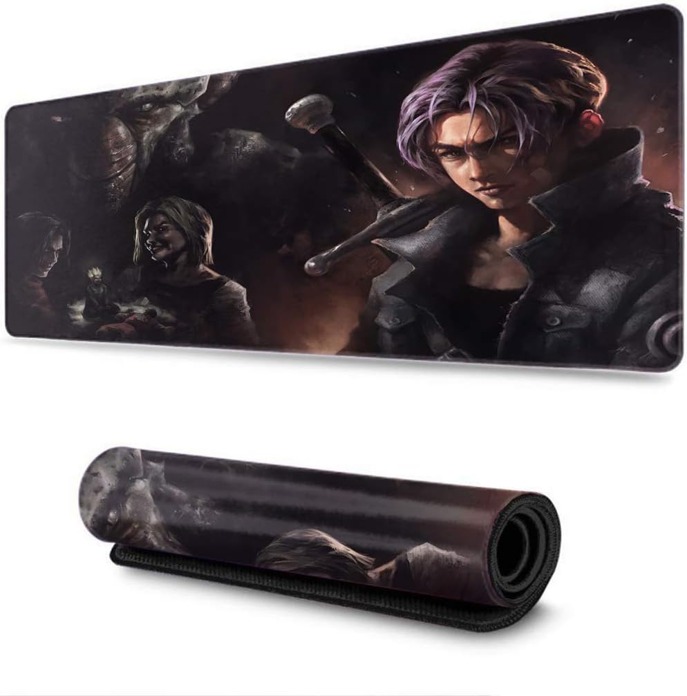 Large Gaming Mouse Pad Mousepad Waterproof Non-Slip Rubber for PC Computer Laptop forBall Dragon z Kakarot Super Z Son Goku Mousepad(15.8x35.5x0.2 in)