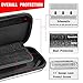 Lammcou Carrying Case for Nintendo Switch Deluxe Travel Case with 10 Game Cartridge Slot, Anti-fall Hard Shell Protective Case for Storage Nintendo Console & Accessories – Graythumb 3