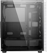 CiT Raider PC Gaming Case ATX Mid-Tower White 6 Halo Spectrum RGB Fans Tempered view 9