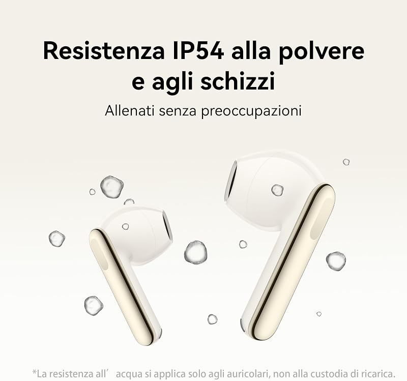 FreeBuds SE 3, cuffie con autonomia fino a 42 ore e in colorazione nera, leggere e compatte, ricarica rapida 10 minuti, connessione Bluetooth 5.4, IP54, Compatibili con iOS, Windows e Android.