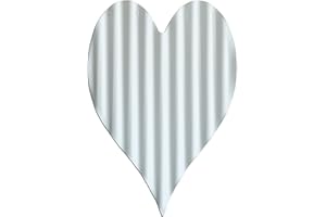 COLLECTIVE HOME - 12" Metal Letter Wall Decor, White Galvanized Steel Numbers, Rustic Hanging Decor Symbols, Corrugated Metal Decoration, House Number, 2023 Metal Numbers ()