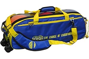 dzotmyn Vise Clear Top 3 Ball Roller Bowling Bag