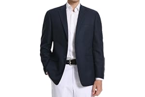 Teemlanny Men's Sport Coat Houndstooth Blazer Classic Fit 2 Button Stylish Stretch Suit Jacket for Daily Casual Outfits