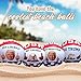 Inflatable Beach Ball Pool Toy: 4 Pack President Donald Trump & American Eagle Beach Ball Set|Easy To Inflate USA Patriotic Thumbs Up & Middle Finger Ball| Amazing Funny Pool Toys For Adults Idea