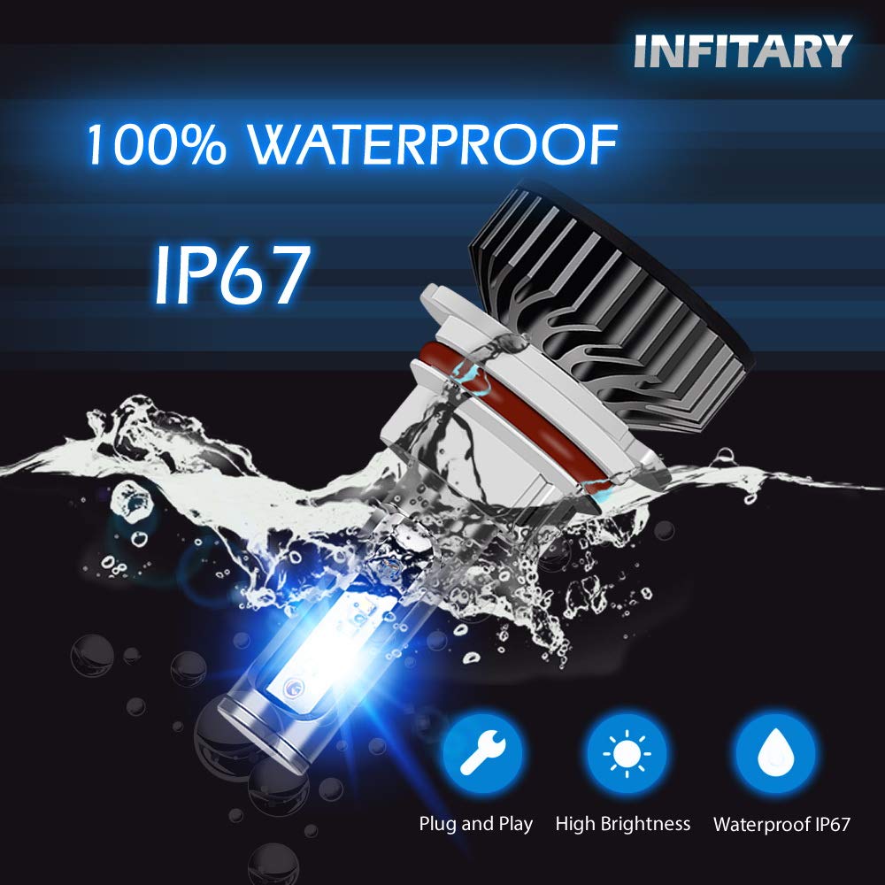 infitary h4 9003 hb2 hi lo led