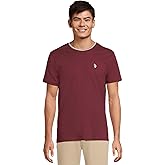 U.S. Polo Assn. Men's Short Sleeve Crew Neck Yarn-dye Collar Tipped Jersey Tee