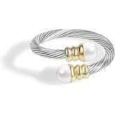 YURSHJAM Designer Cable Ring Stainless Steel Twisted Cable Wire Adjustable Rings for Women Trendy Jewelry