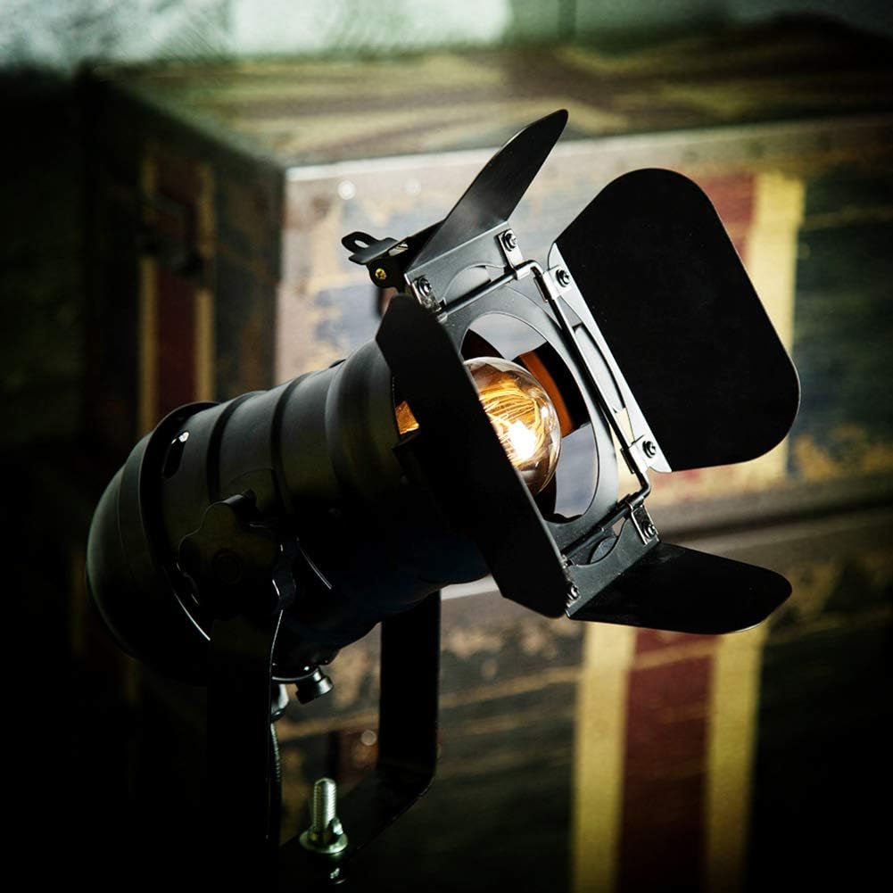 YUENSLIGHTING Industrial Black Tripod Floor Lamp Stand Lights - Image 5
