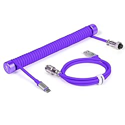 ZIYOU LANG Custom Coiled USB C to A Cable and