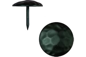 WILD WEST HARDWARE 1 Inch Diameter Clavos, 10 Pack of Premium Clavos, Black Powder Coat Finish