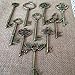 Joy Deco 42pcs Mixed Vintage Skeleton Keys, 42 Styles, Each 1 piece, Antique Bronze (X42B)