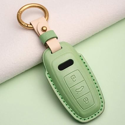 ZQGLKJ Leder Auto Schlüsselhülle Abdeckung Schutz Shell ...