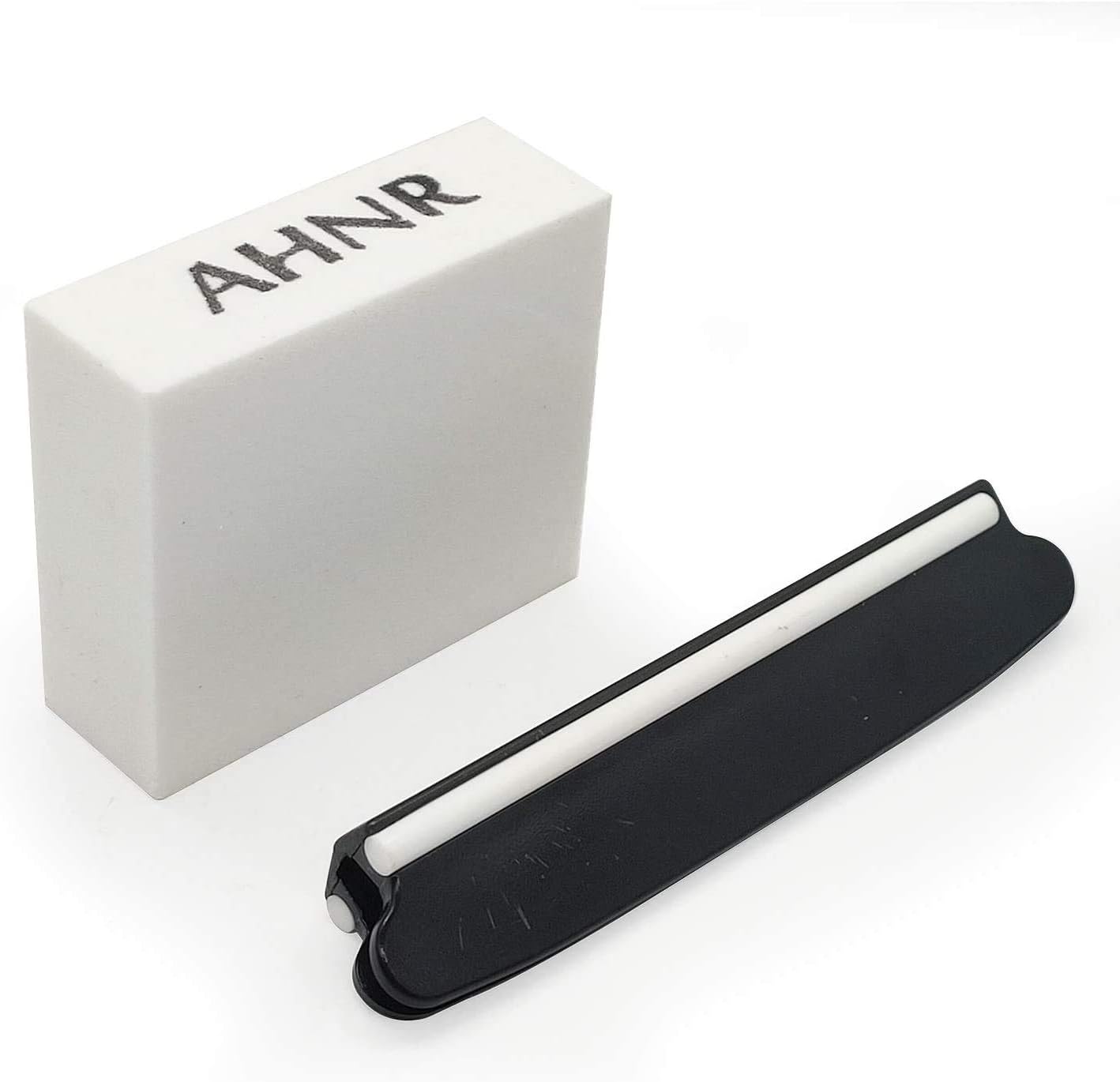 Flattening Stone for Leveling Sharpening Stones or Waterstones, AHNR Flattening Stone Set Includes Knife Angle Guide