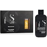 Alfaparf Milano Semi di Lino Cellula Madre Beauty Genesis and Restructuring Multiplier Set for Damaged Hair - Repairs and Reconstructs for Healthy Hair - Protects and Enhances Cosmetic Color