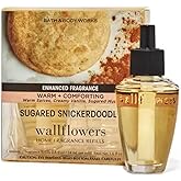Bath & Body Works Sugared Snickerdoodle Wallflowers Home Fragrance Refills, 2-Pack (1.6 fl oz total) (Sugared Snickerdoodle)