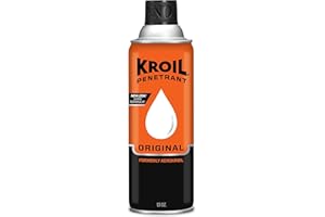 Kroil Aerokroil Penetrant - Rust Penetrating Lubricant - Corrosion Inhibitor Oil for Chains, Hinges & Stuck Metal Parts - Home & Industrial Use - Aerosol - 13 oz - 1 Pack (KS132)