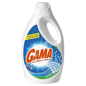 Gama Lessive Liquide Régulier 40 Doses 2,92 L: Amazon.fr: HygiÚne et ...