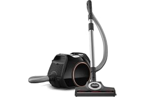 Miele Boost CX1 Cat & Dog - Bagless canister vacuum cleaner, lightweight, compact and corded with vortex technology, TurboBrush and HEPA AirClean filter, in Black/Rose
