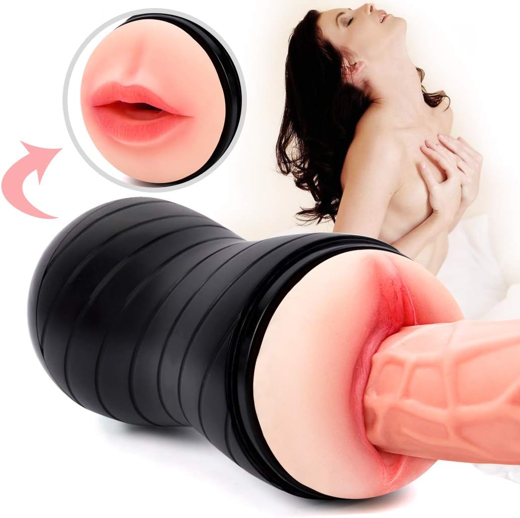 Double Lifelike Channel Male masturbatión Cup Suitable masturbatión for Men masturbatión Cup Fits You V-agina Pocket Pussy Japan masturbetion Toys Sexiu-Töys Men Sticker