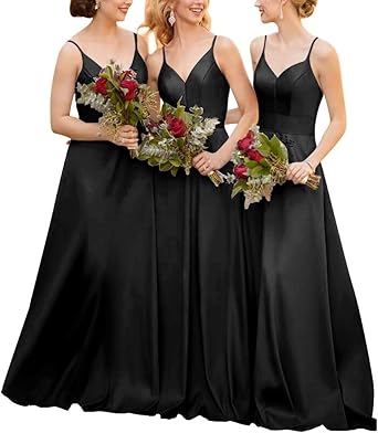 satin bridesmaid dresses