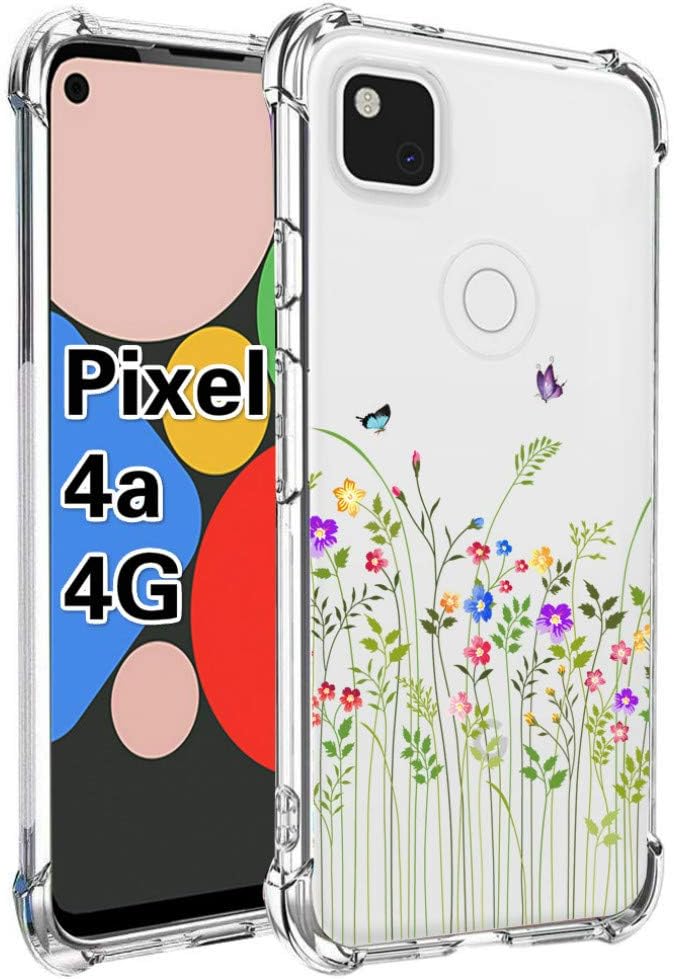 Amazon.co.jp Starhemei Pixel 4aケース、Google Pixel 4Aケース、耐衝撃性、柔軟性のあるTPUガス